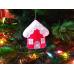 Vianočné ozdoby na stromček - Lovely Made Things (červená/biela/sivá) - AMS1128