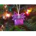 Vianočné ozdoby na stromček - Lovely Made Things (fialová/strieborná) - AMS1130