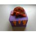 Pomarančový koláčik - hračka do detskej kuchynky - Lovely Made Things (fialová/oranžová) - AMS1150