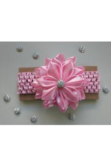 Prekrásne jemná čelenka pre vašu princeznú - Lovely Made Things (ružová) - AMS1221