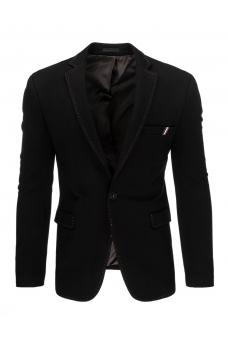 DS pánske elegantné sako (čierna) - AM9940