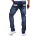 Jeans pánske nohavice (nebesky modrá) - AM5954