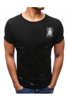 DS pánske tričko s krátkym rukávom (čierna) - AM10383